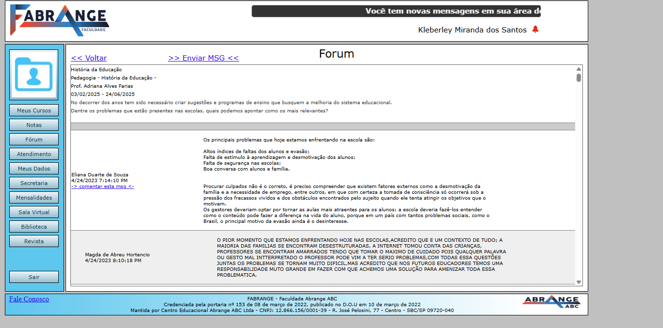 05 - Forum de Discussões